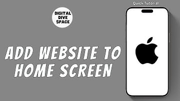 HOW TO ADD WEBSITE TO HOME SCREEN ON IPHONE