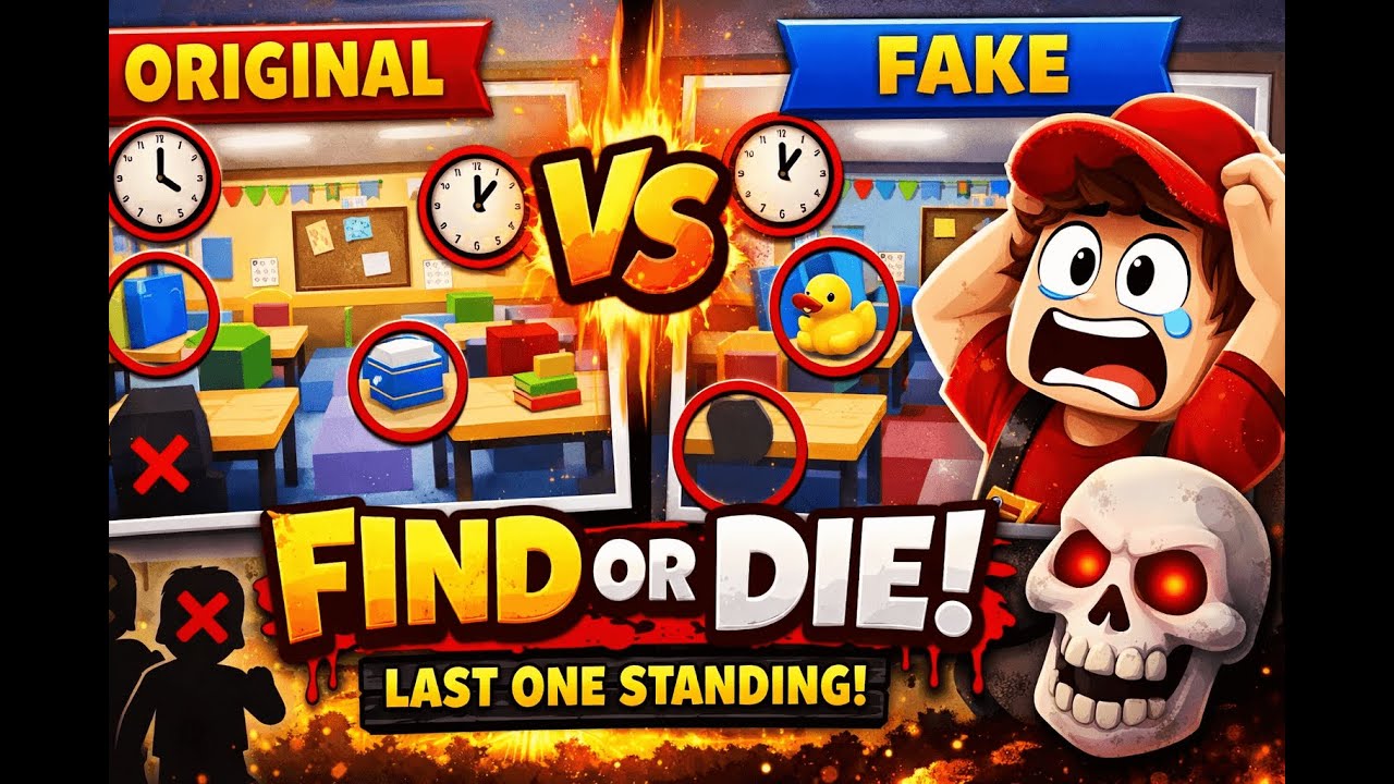 FIND THE DIFFERENCE OR DIE 😱 | Roblox Last One Standing