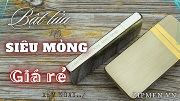 Bật lửa siêu mỏng siêu bền tiện dụng giá rẻ chính hãng thương hiệu Zorro