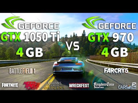 Geforce Gtx 970 Vs 1050 Ti In 6 Benchmarks