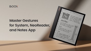 Master Gestures for BOOX System, NeoReader & Notes App