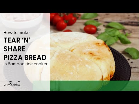 Tear ‘N’ Share Pizza Bread In A Rice Cooker!