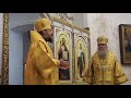 Епископ Макаровский Гедеон, викарий Киевской епархии (УПЦ МП), в храме великомученицы Ирины