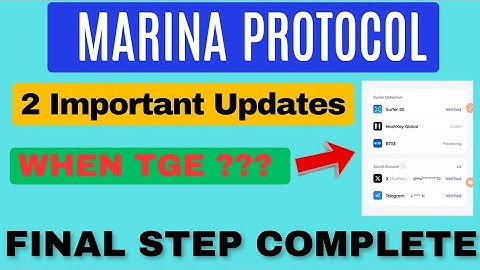 Marina Protocol KYC Final Step Complete Guide || Verified your Account