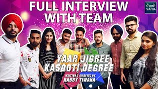 Yaar Jigree Kasooti Degree | Team Full Interview | Season 2, Upcoming Episodes & Much More