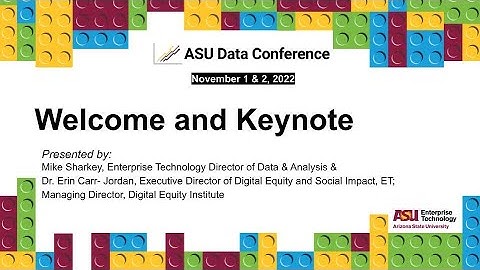 Welcome and Keynote -- 2022 Data Conference