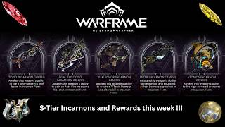 Warframe Weekly Reset. UMBRA FORMA + TORID INCARNON AND MORE???