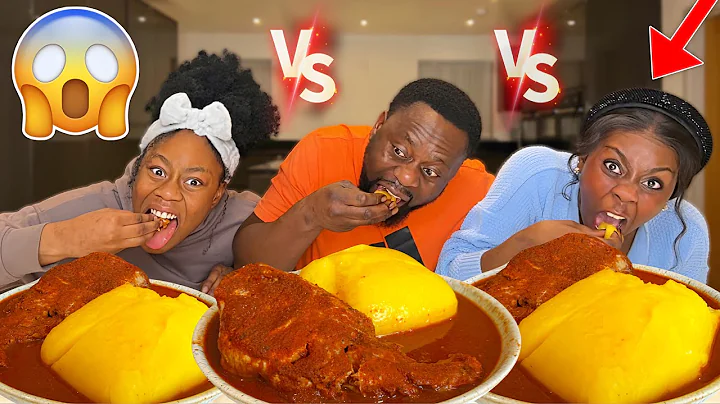 EXTREME RELAY SPEED EATING CHALLENGE ft PEPPER SOUP & FUFU WITH LONGEST FISH!! | The Queens Family