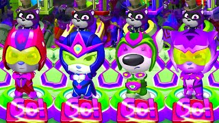 TALKING TOM HERO DASH # HEROES UNVEIL NEW SUIT VS RACCOON BOSSES ENTER IN COLOR REACTION SKY KINGDOM screenshot 4