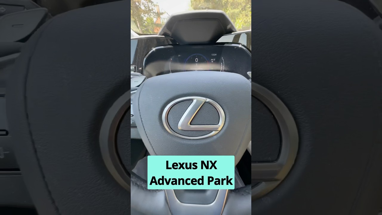 Lexus NX Advanced Park Demo Real World Automatic Parking 