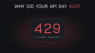 Why your API says 429 - and it's not a clock