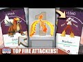 BLAZIKEN WITH BLAST BURN SHOULD YOU POWER UP? USE STARDUST FOR THESE
TOP FIRE ATTACKERS - POKEMON
