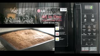 How to make Vanilla Cake with Eggs in Microwave Oven Using LG Microwave Oven screenshot 3