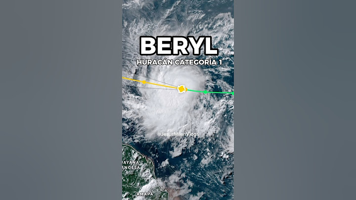 Huracán Beryl el primer Huracán de la temporada 2024 #Beryl #Huracan #HuracanBeryl