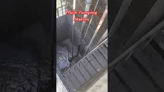 Raw Sewage water inlet main Pumping Station !! #shorts #ytshorts #stpplant #dropps #hottag #skell