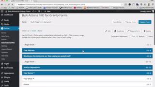 Bulk Reordering fields