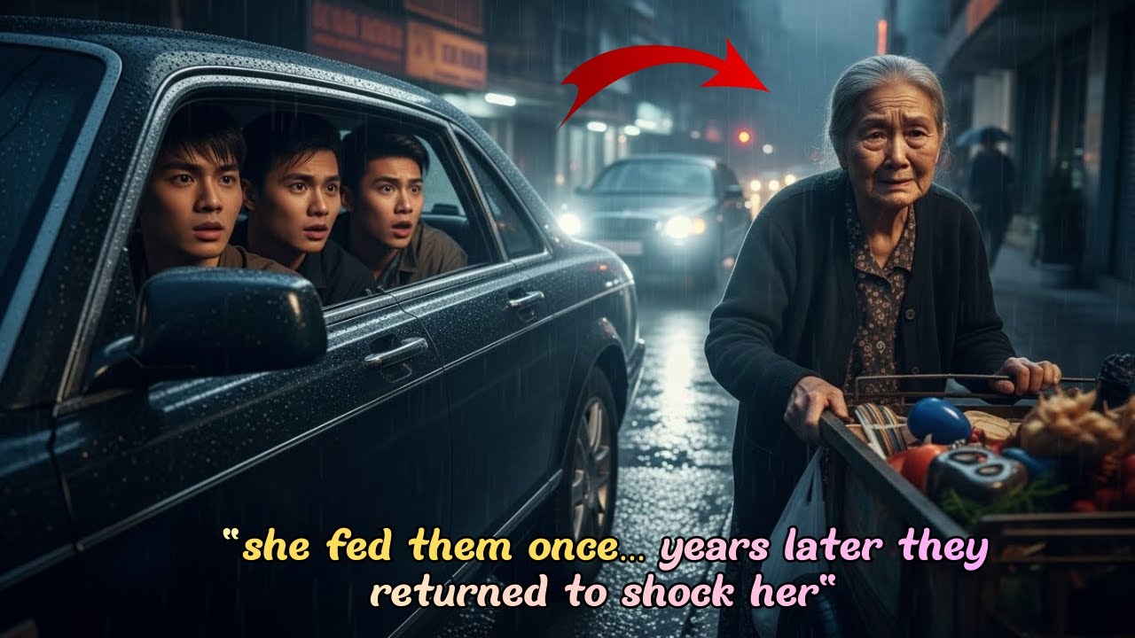 Старушка поделилась едой с бездомными тройняшками — спустя годы их возвращение всех шокировало.