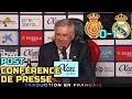 Post conference de presse  majorque 01 real madrid  ancelotti  la liga