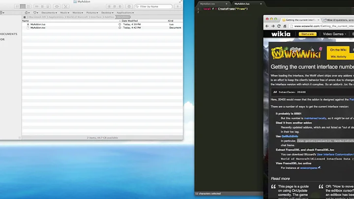 Lua - WoW Addon Tutorial - Basic Lua and WoW API