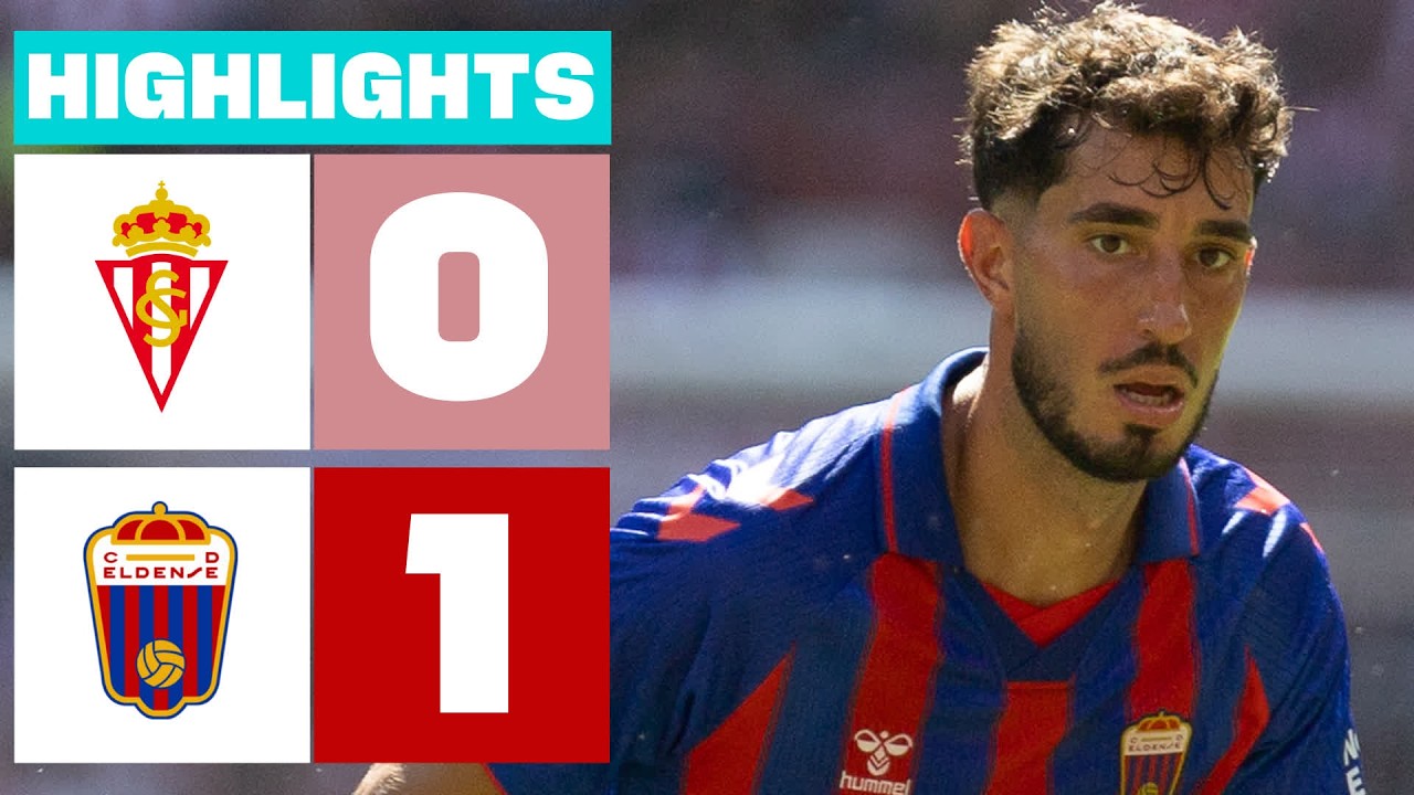 REAL SPORTING 0 - 1 CD ELDENSE | RESUMEN LALIGA HYPERMOTION