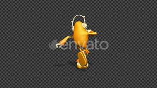 Emoty 3d Man - Cartoon Dance 4 | Motion Graphics - Envato elements