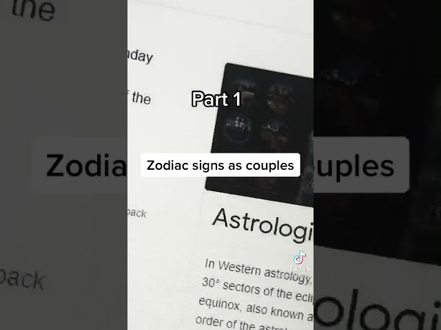 Zodiac signs as couples @idothisforfunv class=