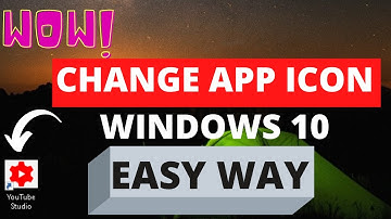 How to change app icon in windows 10 | easy way.