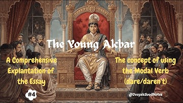 The Young Akbar class 11 Grammar Modal Verbs Explanation English Elective  +1 plus 1 plus one XI