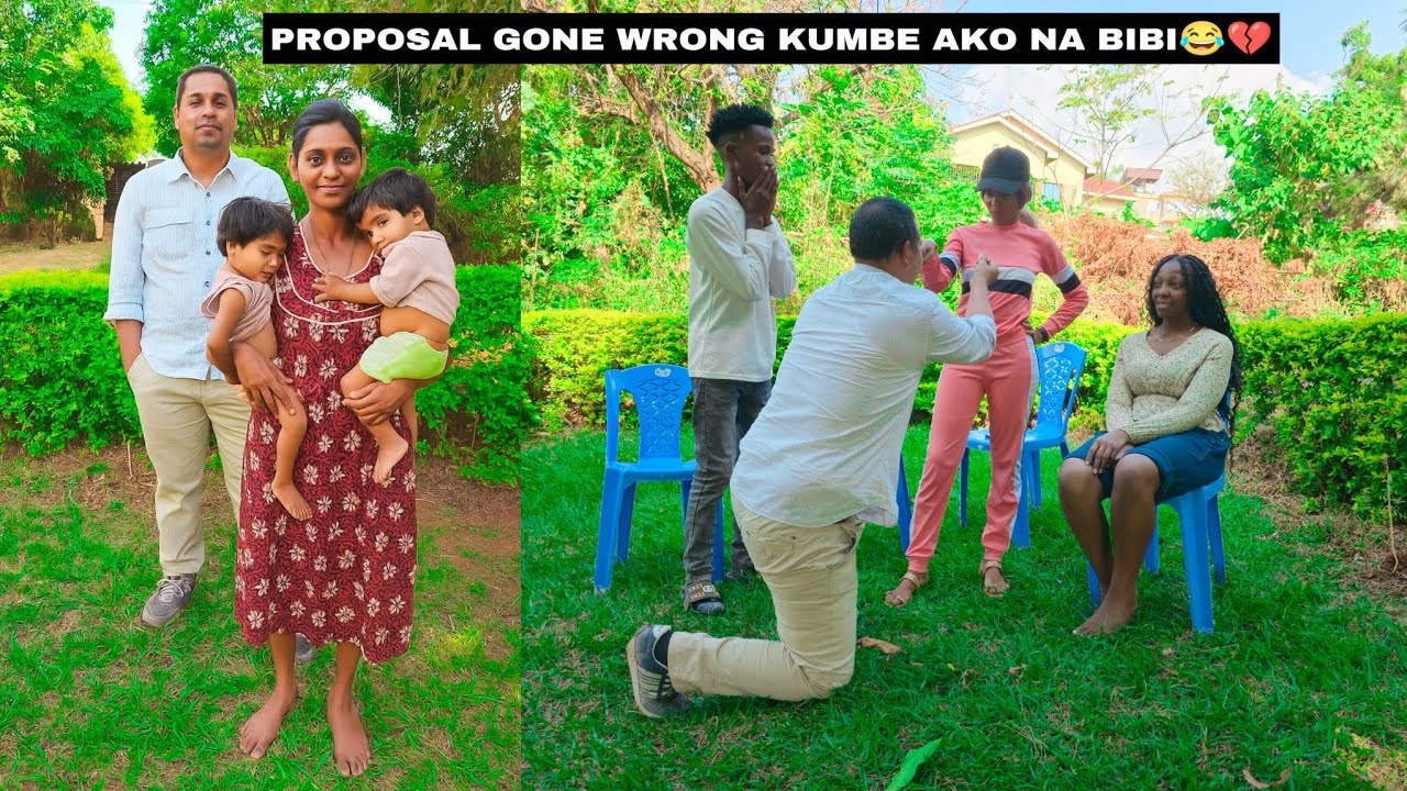 Proposal Gone Wrong😱💔 Kumbe Mzungu ako na Bibi & 2 kids and He wanted Angie Back💔💔 Drama Erupted🙆🤯🔥