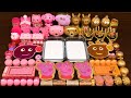 PEPPA PIG PINK vs GOLD ! Mixing Random Things into GLOSSY Slime ! Satisfying Slime Video #218