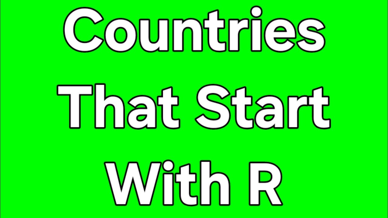 Countries That Start With R #countries #history #geography #fyp #art # ...