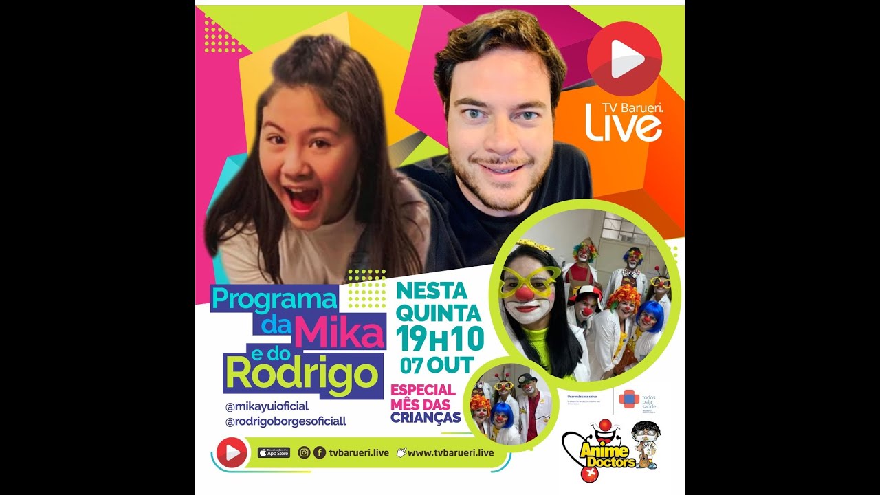 Mês Das Crianças | Programa Da Mika E Do Rodrigo