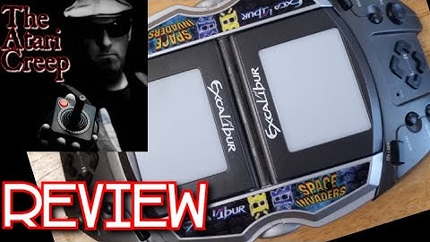 Excalibur Space Invaders 2 player Table Top Handheld REVIEW | The Atari Creep