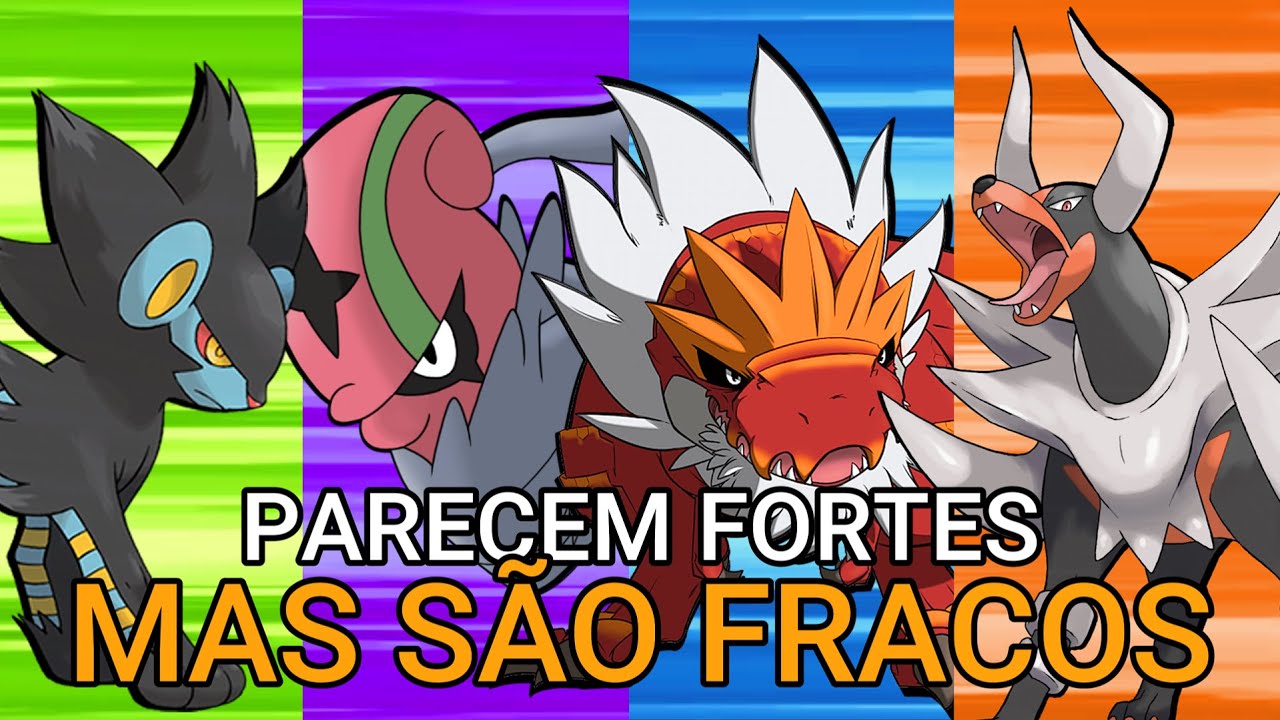 Pokémon que PARECEM Fortes, mas que são FRACOS