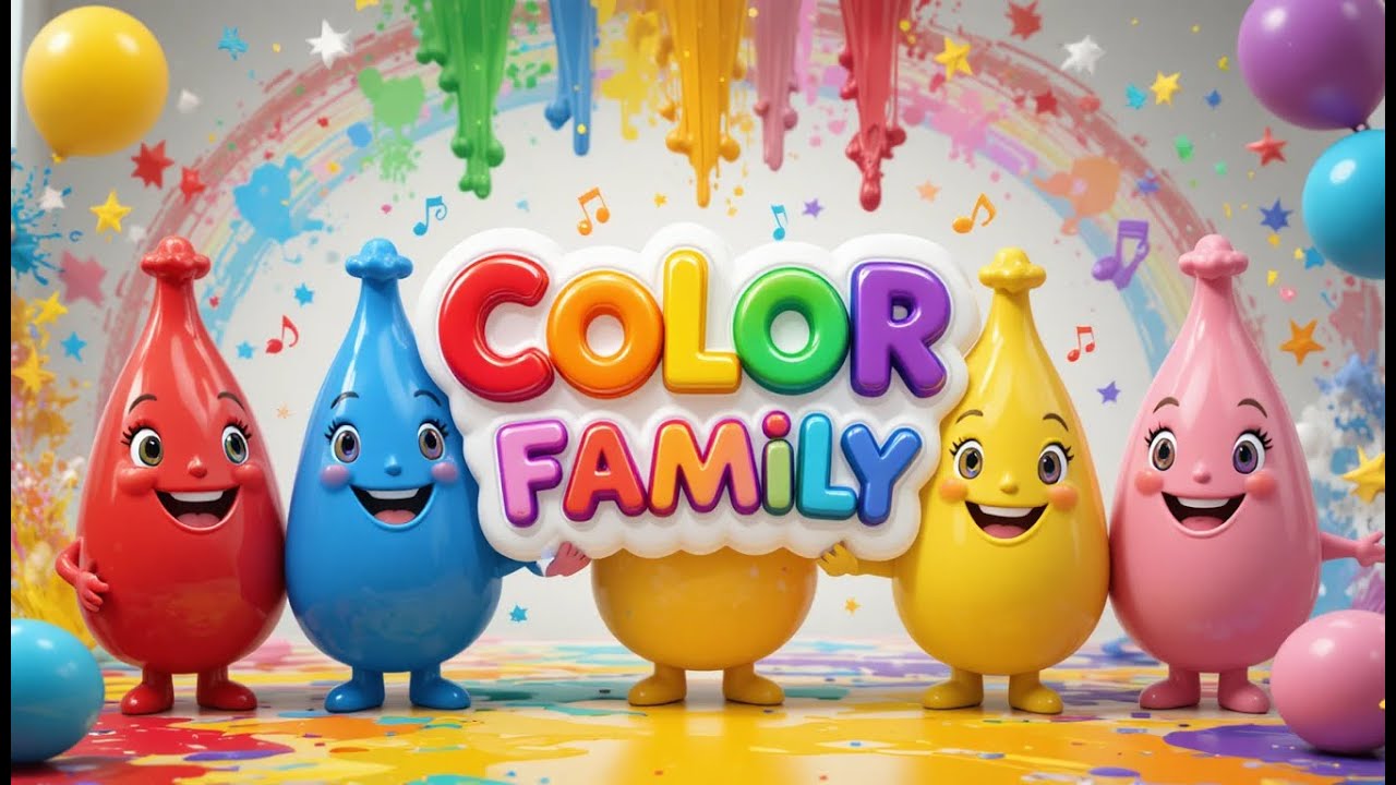 Color Family Song and Many More Rhymes R1E1801 | Counting Songs for Kids | Jumpy Bumps