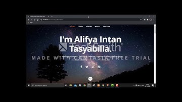 [UTS KWD] Membuat Website CV Online | Oleh Alifya Intan Tasyabilla (A01319033)