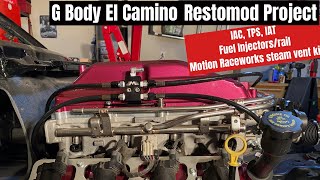 G Body El Camino Restomod: IAC, TPS, IAT, fuel rail & Motion Steam Vent Kit