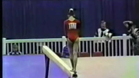 Patricia Luconi - 1985 Worlds AA - Balance Beam