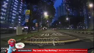 PMD on the road of Singapore, almost causing an accident (17 Feb 2025)
