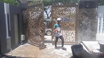 LÀM CỔNG XẾP INOX TỰ ĐỘNG TẠI QUẢNG NGÃI - 0907 866 522 - CTY VIỆT PHONG