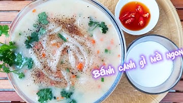 Vài bước có ngay 1 tô bánh canh ngon lành ! 