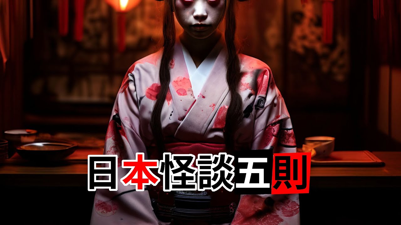 《日本怪談五則》姦姦蛇螺、兩面宿儺、居酒屋河童、不信邪、山之件 - YouTube