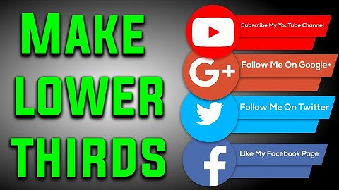 How To Make Custom Lower-Thirds In Android