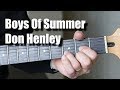 Boys Of Summer Guitar Lesson