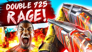 He is NOT HAPPY about Double 725s