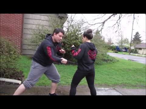 Filipino Kali Basics: Ice Pick Grip Plantsada Slashing And Stabs