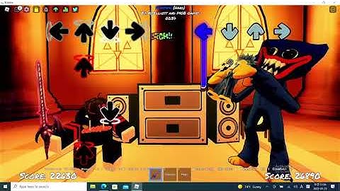 Roblox 1v1 with a random person in fnf