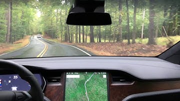V10 Tesla Model X Autopilot Test Loop (Twisty Roads) - 2019.32.12.2
