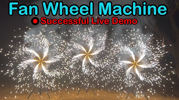 Live demo, Fan wheel machine connection kaise kare? How to solve fan wheel issue, best pyro machine