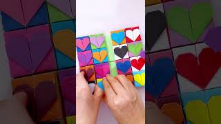 Rainbow Color Paper wallet with 5 layer pockets Showoff#diy #original